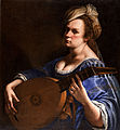 Gentileschi - Selfportret as luitspeler, 1615-1617