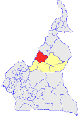 Department location in Cameroon