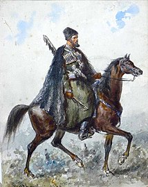 A Circassian sipahi in the Ottoman Army