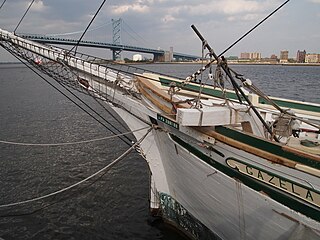 <i>Gazela</i> Portuguese-built museum ship in Pennsylvania, US