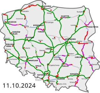 <span class="mw-page-title-main">Highways in Poland</span>