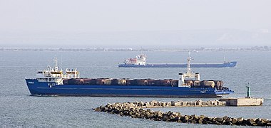 Barge de transport ferroviaire Annenkov en 2006.