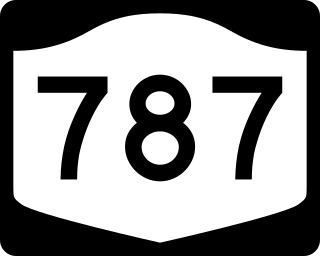 <span class="mw-page-title-main">New York State Route 787</span> State highway in Albany County, New York, US