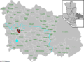 English: Location of Riesigk in district Wittenberg