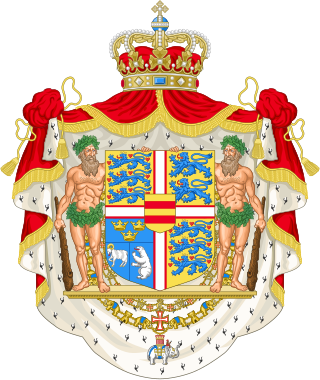 <span class="mw-page-title-main">Coat of arms of Denmark</span> National coat of arms of Denmark