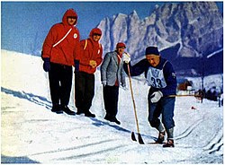 Sverre Stenersen bei den Olympischen Winterspielen 1956