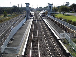 <span class="mw-page-title-main">Thornton railway station, New South Wales</span> Railway station in New South Wales, Australia