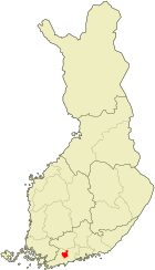 Lage von Vihti in Finnland