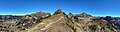 Yellow Aster Butte centered, with Tomyhoi Peak, American Border Peak, and Mount Larrabee in the background