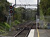 Tracks of the Alamein Line at Alamein Station in 2004