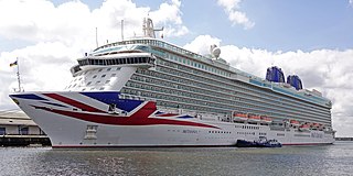 MV <i>Britannia</i> (2014) Cruise ship operated by P&O Cruises