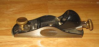 Block plane Small metal-bodied woodworking hand plane