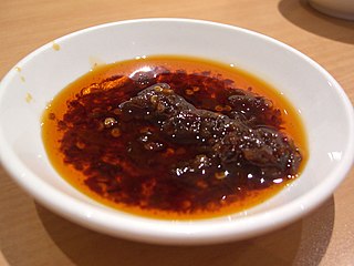 <span class="mw-page-title-main">Chili oil</span> Condiment made from chili peppers