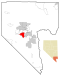 Thumbnail for File:Clark County Nevada Incorporated and Unincorporated areas Enterprise Highlighted.svg