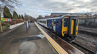 <span class="mw-page-title-main">Stockport–Stalybridge line</span> Railway line in North West England