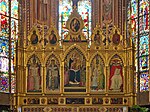 High altar with a Madonna by Niccolò Gerini, and the Doctors of the Church by Giovanni del Biondo and an unknown hand (14th ct.)