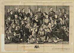 Her Majesty Queen Victoria and the Members of the Royal Family 1877