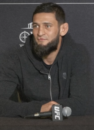 <span class="mw-page-title-main">Khamzat Chimaev</span> Russian mixed martial artist (born 1994)