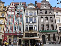 Historic tenements on the main square