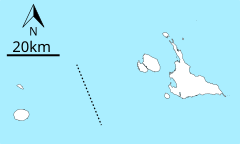 下地島の位置（宮古列島内）