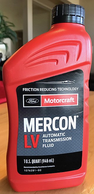 <span class="mw-page-title-main">MERCON</span> Trade name for automatic transmission fluid standards