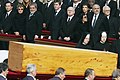 At the funeral of Pope John Paul II, Taiwan's President Chen Shui-bian (far left), seated as head of state in French alphabetical order (Chine immediately after Brésil) beside President Luiz Inácio Lula da Silva of Brazil and his wife