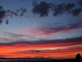 Un coucher de soleil de Rivière-du-Loup.