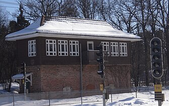 Old signal box at Djursholms Ösby