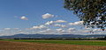 The Taunus with Grosser Feldberg, view frae Karben