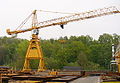 Tower crane at Liebherr in Biberach an der Riß