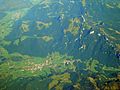 Aschau und Hohenaschau im Tal der Prien mit der Kampenwand