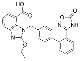 <span class="mw-page-title-main">Azilsartan</span> Chemical compound