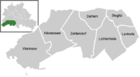 Mapa del distrito de Steglitz-Zehlendorf