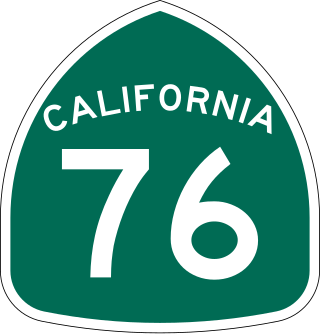 <span class="mw-page-title-main">California State Route 76</span> Highway in California