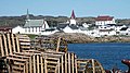 Casiers de pêcheurs à Fogo, petite île près de Terre-Neuve.