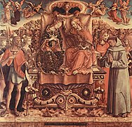 Carlo Crivelli, temple sobre tabla, 1493,Pinacoteca di Brera, Milán.