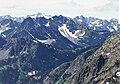 Northeast aspect seen from Kangaroo Ridge (Twisp Mountain below left of Hock)