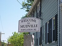 Holliston, Massachusetts - Mudville Village, Welcome Sign Holliston-mudville-welcome-sign.jpg