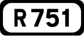 R751 road shield}}