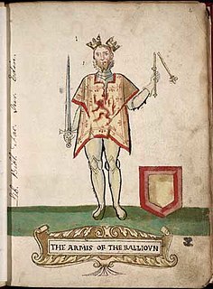 John Balliol King of Scotland from 1292 to 1296