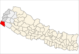 Distretto di Kanchanpur – Localizzazione