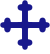 Kleeblattkreuz (Lazaruskreuz)