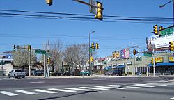 The intersection of Frankford and Cottman Avenues in Mayfair