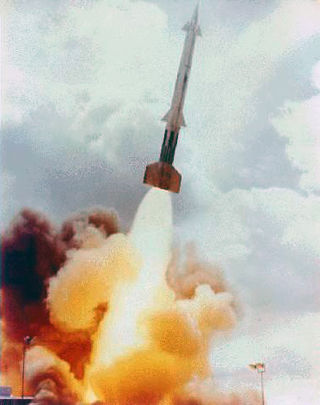 <span class="mw-page-title-main">Nike Zeus</span> Type of anti-ballistic missile