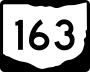 State Route 163 marker