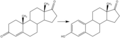 Conversión de androstenediona en estrona