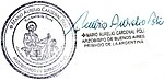 Signature de Mario Aurelio Poli