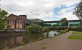 Tank House and glass footbridge at the World of Glass.