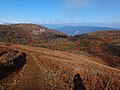 山頂から藤原山荘方面