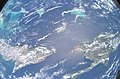 Вигляд островів Куби та Гаїті з супутника